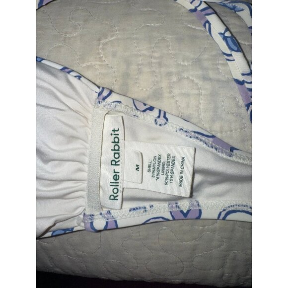 $136 New Roller Rabbit Monkey Mariza Bikini Top Medium - Picture 3 of 3